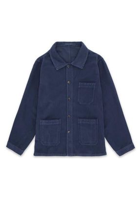 Fortela Fergus Moleskin Work Jacket in Dark Blue at Nordstrom, Size 52 Eu