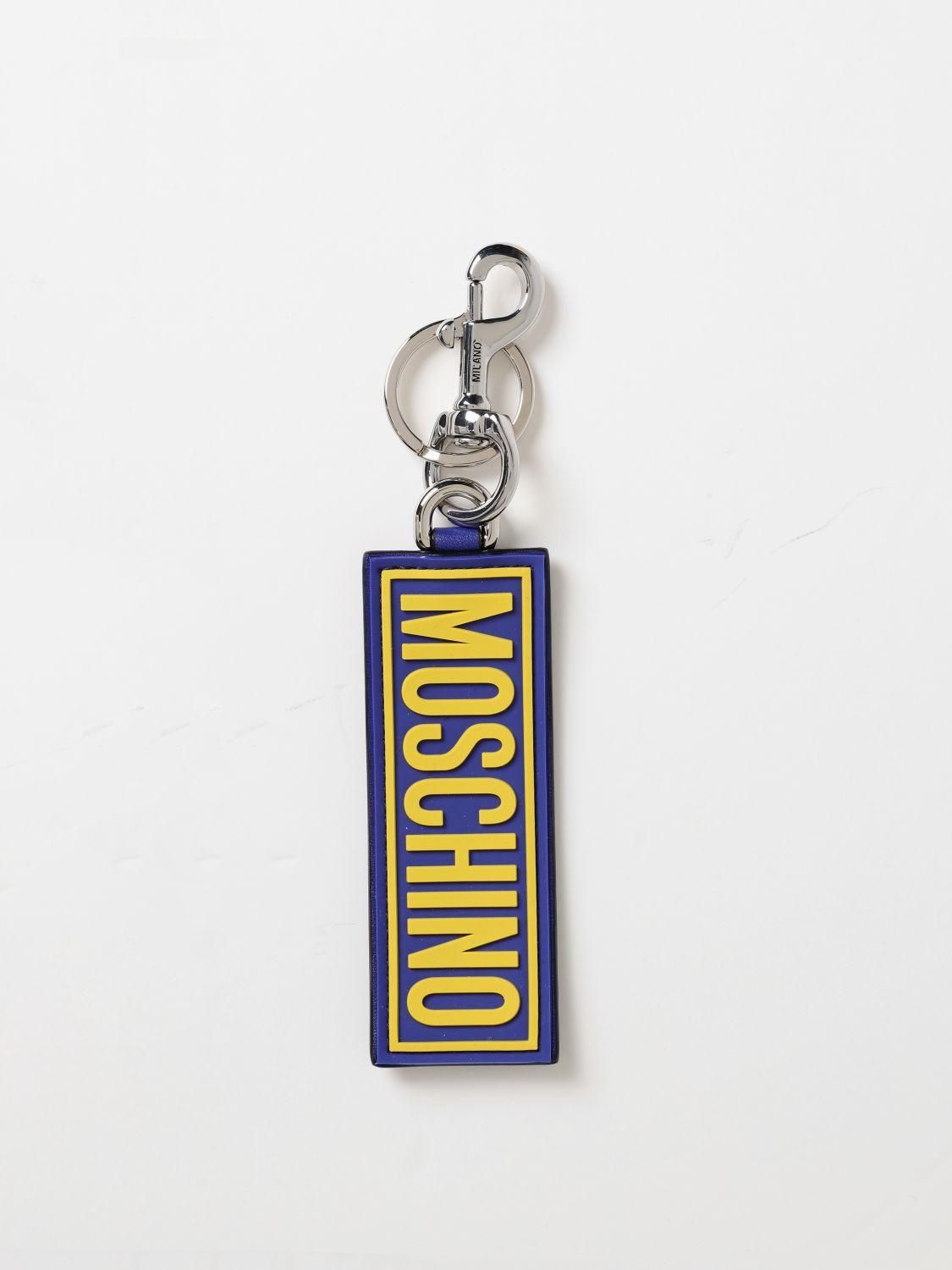 キーホルダー・キーリング Moschino SS25 LEATHER KEYCHAIN (MC5418PP0M OM400B) Moschino Leather Keychain | italist
