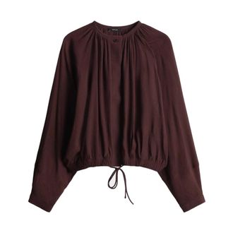 OPUS Dames, Blouses & Shirts, Paars, Maat: L