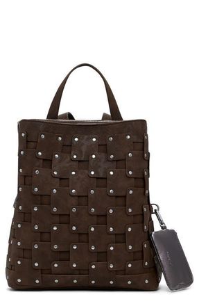 Desigual Medium Faux Leather Backpack in Dark Brown at Nordstrom
