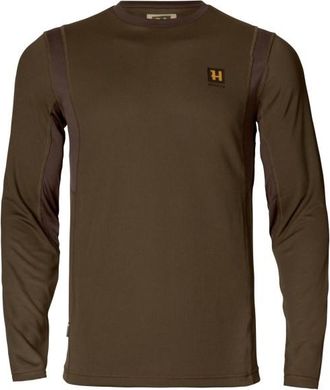 Härkila Forest Hunter L/S T-Shirt Funktionsshirt für Herren | braun