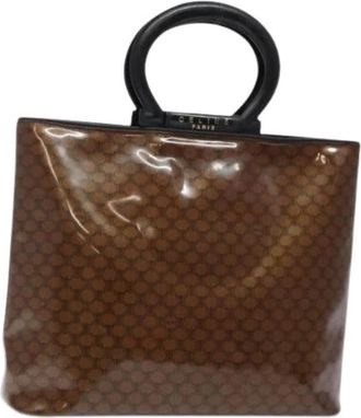 Celine Tweedehands Canvas handtassen - Dames - Vintage Handtas - Bruin - ONE Size - Vintage