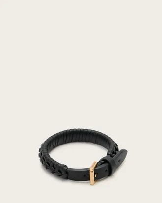 AllSaints Storm Leather Bracelet
