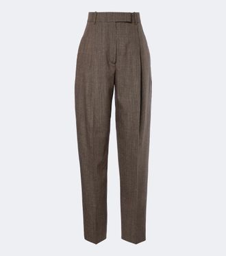 R&oacute;he R&oacute;he Pantaloni tapered in misto lana