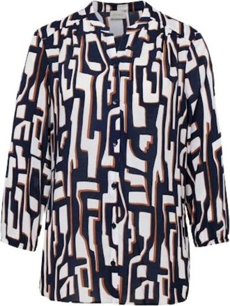 Rabe Blouse met all-over print - Dames - Blouses & Shirts - Veelkleurig - Maat: 2XL Viscose