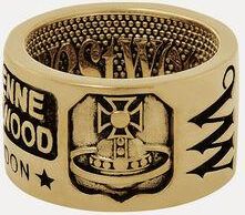 Vivienne Westwood Lancelot Ring Antique-gold Antique-gold Unisex