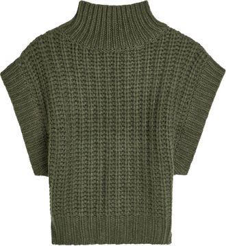 Skiim Roe Cashmere Vest - Khaki - S (UK8-10 / S)