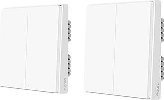 OEM Interruptor Inteligente, Comunicaci&oacute;n Zigbee, Funcionamiento Inal&aacute;mbrico, D1 Sin Neutro 2kx2