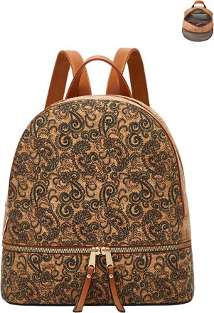 Generic Cork Backpack for Women Bohemian Style Vintage Crossbody Handbag Hobo Satchel Purse for Travel, B-3