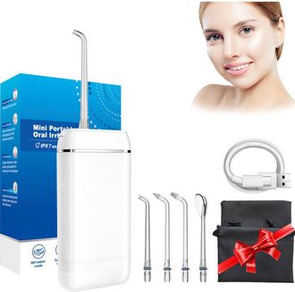 OEM Irrigador Bucal Usb Port&aacute;til, Silencioso, 3 Niveles De Velocidad, Limpiador Bucal Recargable Para Viajes Y Uso Dom&eacute;stico