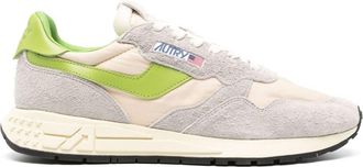 Autry Reelwind sneakers - men - Calf Leather/Fabric/Fabric/Calf Suede/Calf Leather/Rubber - 40 - Grey