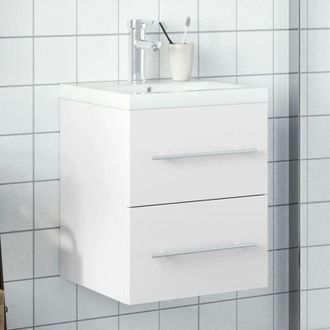 vidaXL vidaXL Mobile da Bagno con Lavabo Bianco