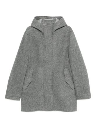 Manuel Ritz hooded wool coat - men - Wool - 50 - Grey