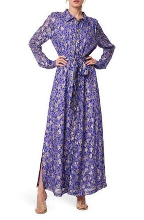Ciebon Jynai Long Sleeve Shirtdress in Lavender at Nordstrom Rack, Size Medium