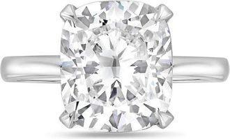 Diana M. Jewels 14kt white gold 2.00 ct lab grown cushion cut solitaire engagement ring