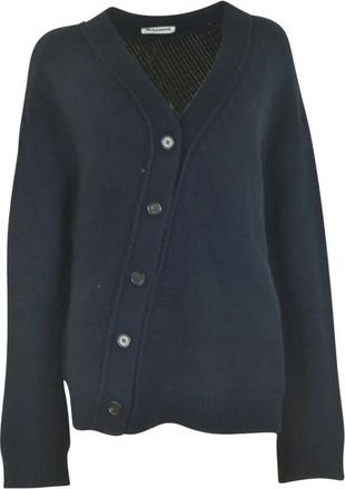 Jil Sander Cardigans - Dames - Vesten - Blauw - L - Truien & Vesten