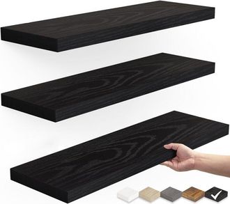 OEM Estantes Flotantes De Pared, Estantes R&uacute;sticos De Madera Para Ba&ntilde;o, Dormitorio, Sala De Estar, Cocina, Estantes Flotantes Para Libros/almacenamiento/d
