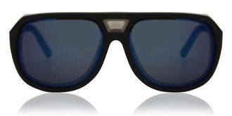 Electric Stacker Polarized EE15001065 Mens Sunglasses Black Size 60