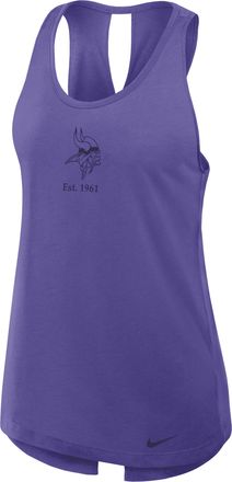 Nike Minnesota Vikings Established Nike Womens Dri-FIT NFL Tank Top in Purple | 01D551A9M-2JF