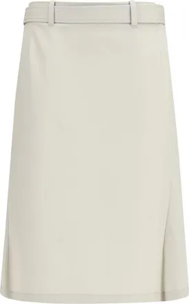 Rier Gray Cotton Long Womens Skirt