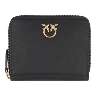 Pinko Wallets & Cardholders, female, Black, Size: ONE SIZE Taylor Leather Zip Around Wallet