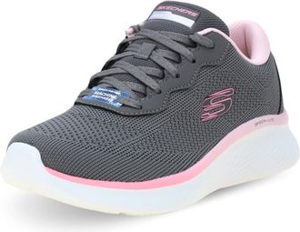 Skechers Womens Skech Lite Pro Memory Foam Trainers - Charcoal/Pink - 4 UK