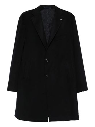Tagliatore button-fastening coat - men - Wool - 54 - Black