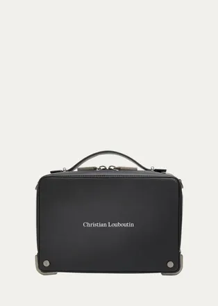Christian Louboutin Mens Tactile Leather Briefcase