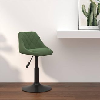 vidaXL Taburete De Cocina De Terciopelo Verde Oscuro Vidaxl