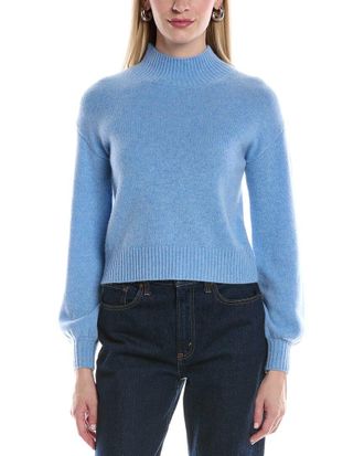 Alberta Ferretti Balloon Sleeve Cashmere Sweater