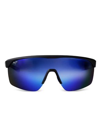 Maui Jim Paluna geometric-frame sunglasses - men - Plastic - 99 - Black