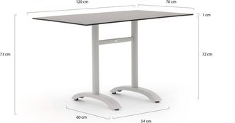 Bellagio la vita attrattiva Bellagio Lisio tuintafel 120x70x73cm