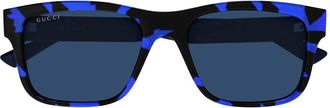 Gucci Sunglasses Gg2085 S 004 Blue Tortoise/Blue Men