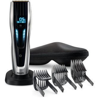 Philips HC9450/20 Tagliacapelli Nero, Argento