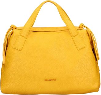 Custo Barcelona Claris Shopper - Dames - Tassen - Geel - Maat: ONE Size Leer