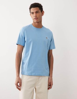 Paul Smith T-shirt vestibilit&agrave; classica blu con logo zebrato