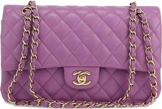 Chanel Borsa a mano Timeless Classic - Viola