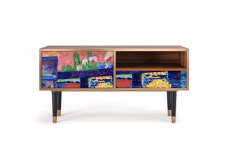 StoryZ Mueble de TV multicolores 1 caj&oacute;n y 1 puerta L 115 cm