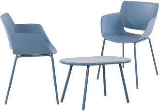 Clp Clp - Grupo De Asientos Velvena Azul 2 Sillas