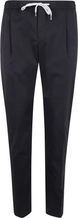 Pantaloni Torino tapered pleated trousers - men - Cotton - 46 - Black
