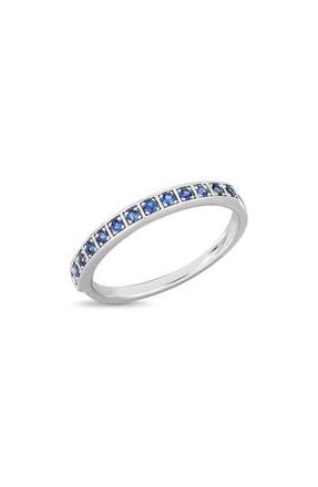 Bony Levy 18K Gold El Mar Sapphire Stackable Ring in 18K White Gold at Nordstrom Rack, Size 7
