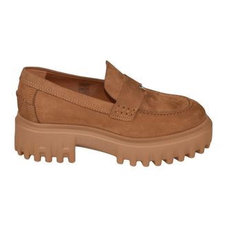 Hogan Schoenen, Dames, Bruin, 39 EU, H700 Loafers