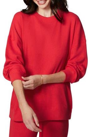 Florence By Mills Ovesize Crewneck Thermal Sweatshirt in Scarlet at Nordstrom Rack, Size Xx-Small