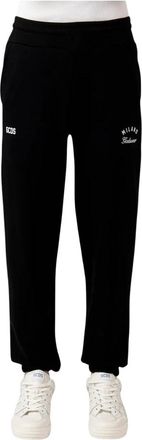 GCDS Band Logo Back Trainingsbroeken - Heren - Sweatpants - Zwart - S - Katoen - Broeken