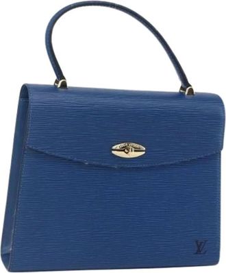 Louis Vuitton Pre-owned Handbags, female, Blue, Size: ONE SIZE Pre-owned Leather Handbag