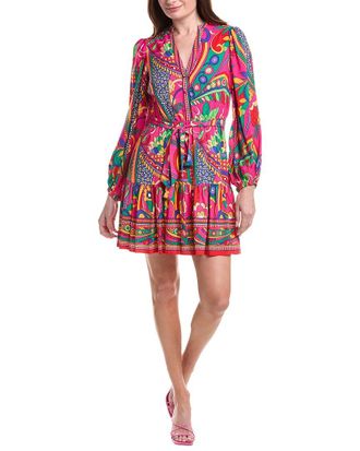 Adrianna Papell Belted Balloon Sleeve Shirtdress