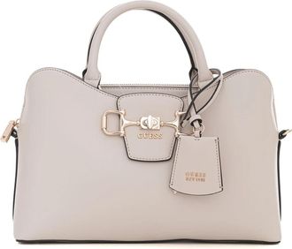 Guess Janie Girlfriend Satchel - Dames - Handtassen - Wit - ONE Size - Tassen