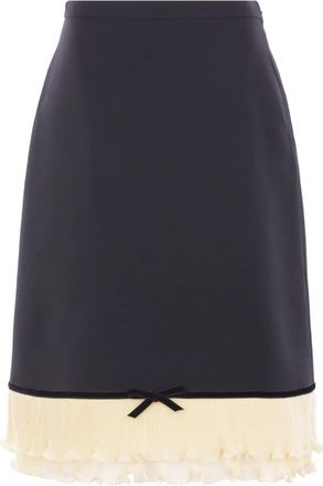 Valentino Garavani Gonna plissettata - Nero