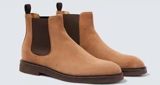 Brunello Cucinelli Suede Chelsea boots