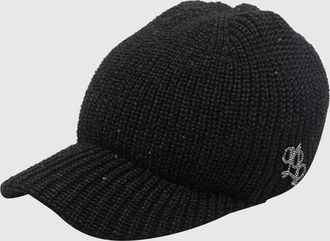 Liu Jo Cappello da baseball in maglia a coste con logo metallico